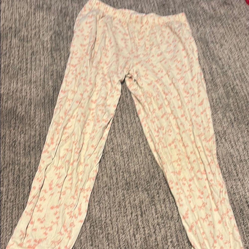 Floral Print Pajama Pants